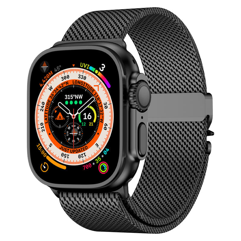 Milanese Loop Apple Watch -ranneke, Arden ruostumattomasta teräksestä valmistettu verkkohihna