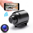 Mini caméra de sécurité Wi-Fi, 1080p étanche avec vision nocturne, angle de vue de 160°