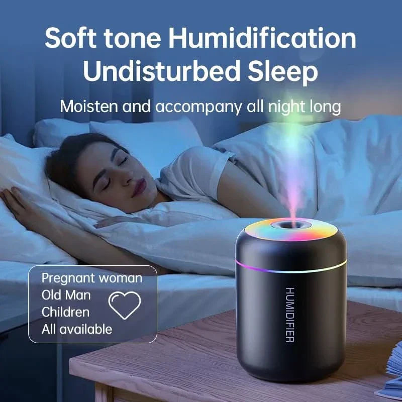 180ml USB Humidifier with LED Lighting - Fioriscas