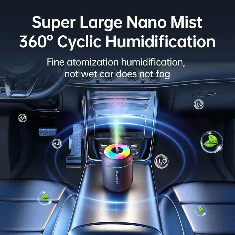 180ml USB Humidifier with LED Lighting - Fioriscas