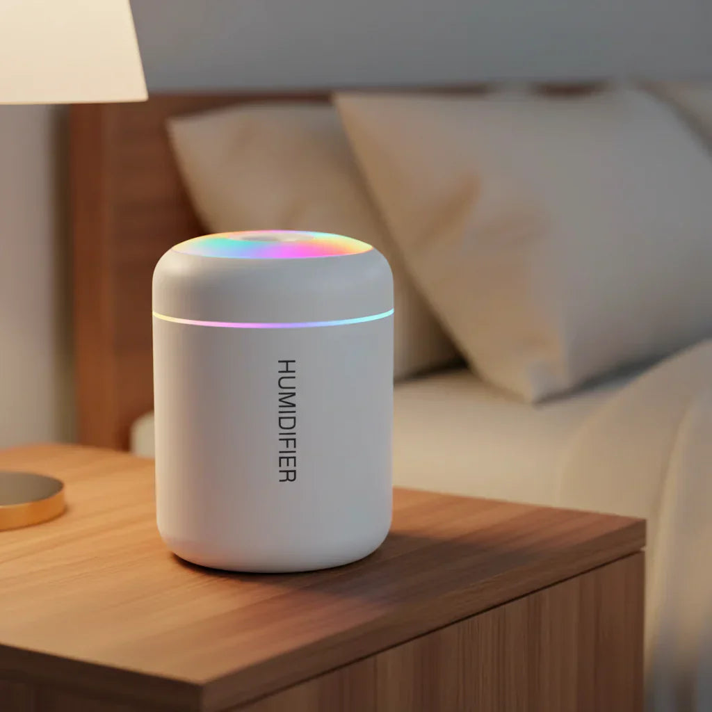 180ml USB Humidifier with LED Lighting - Fioriscas