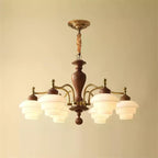 Hovian Wooden Chandelier - Neutralighting
