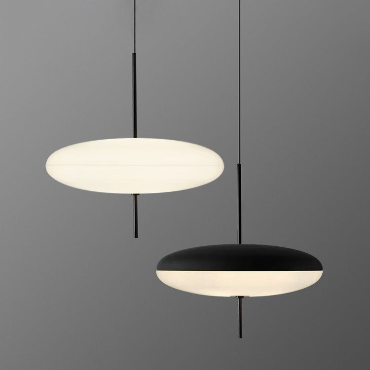 Lampada a sospensione singola ovale moderna nordica Quor | Fioriscas