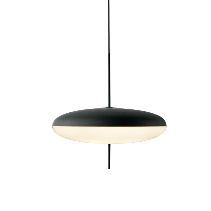 Lampada a sospensione singola ovale moderna nordica Quor | Fioriscas