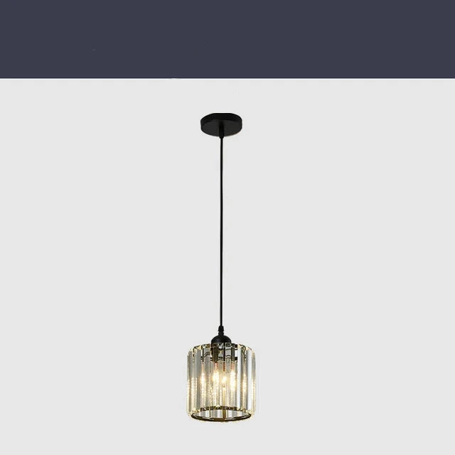 Luminora K9-krystalpendel med rund eller firkantet ramme