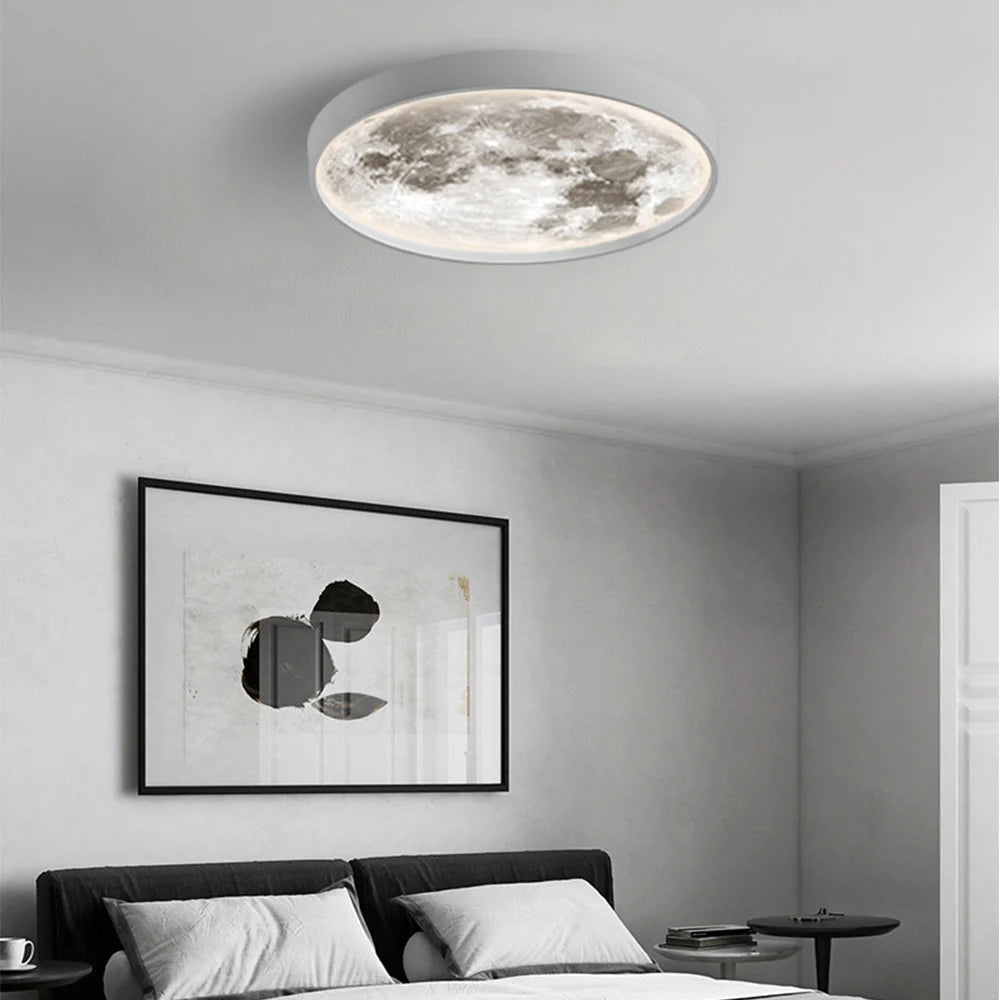 Lampada da soffitto a plafone moderna Arisha, nero/bianco, camera da letto | Fioriscas