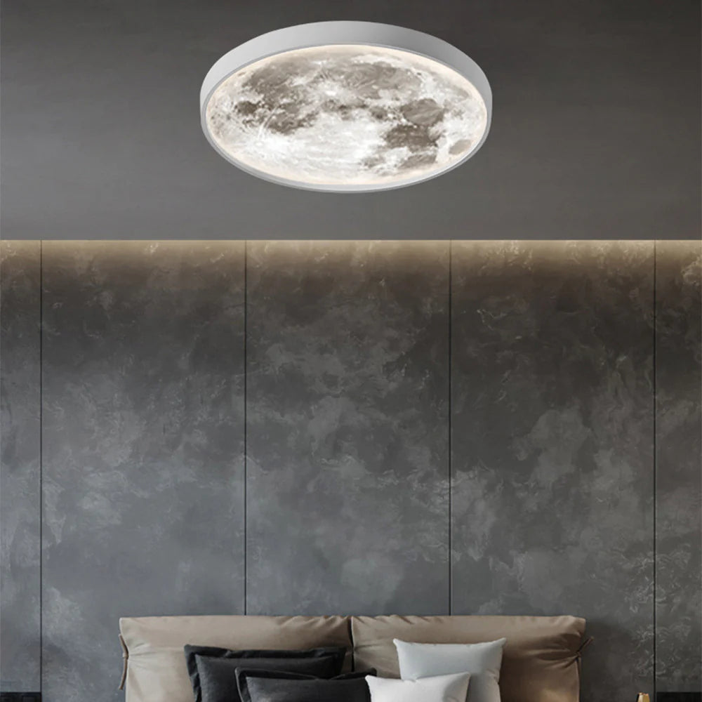 Lampada da soffitto a plafone moderna Arisha, nero/bianco, camera da letto | Fioriscas