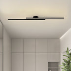 Ultra-Slim LED Semi-Flush Ceiling Light in Aluminum, LumenVale