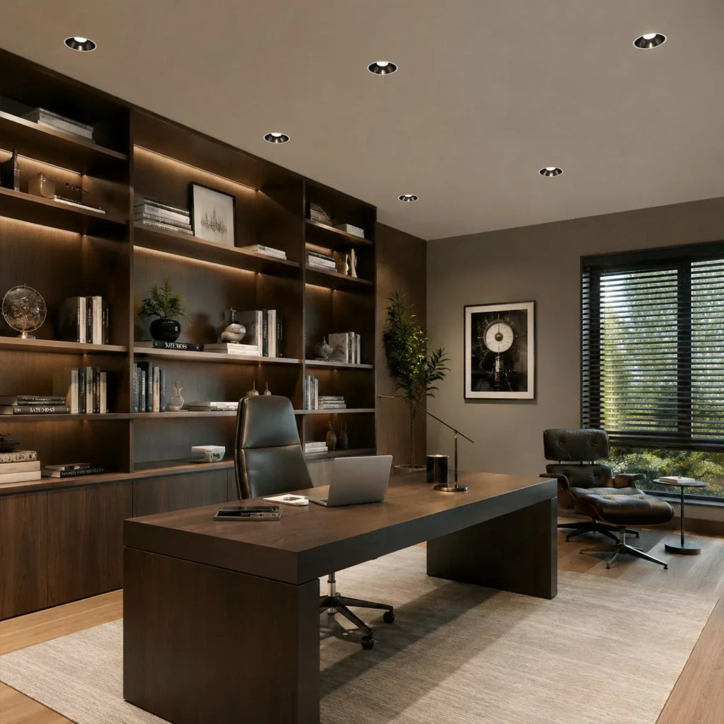 LumenArc Recessed LED Spotlight With 75mm Cutout And Glare Reduction
