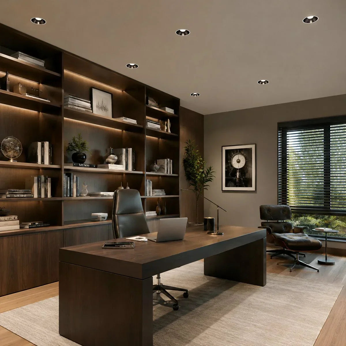 LumenArc Recessed LED Spotlight With 75mm Cutout And Glare Reduction