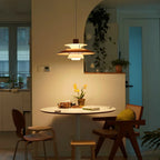 Aurora Layered Pendant Light For Soft Glare Free Ambient Illumination