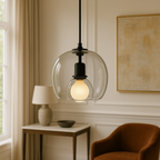 LumaNest-glaspendel, kompatibel med LED- og Edison-pærer, 3 overfladebehandlinger