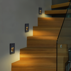 Ingebouwde ledwandlamp met sensor, LumaNest-armatuur voor trap en hal