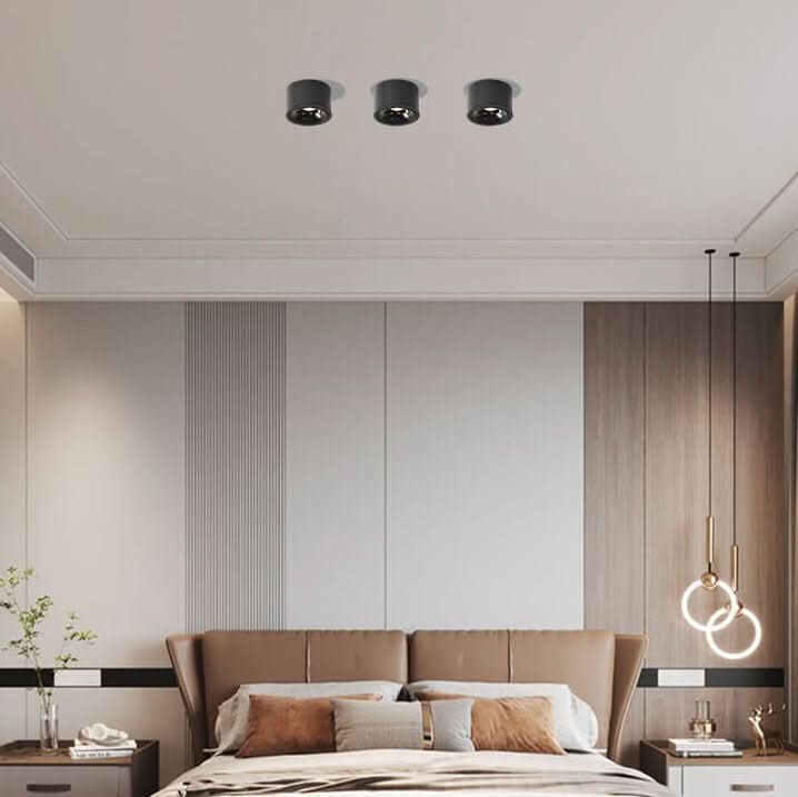 Minimalistische Deckenleuchte mit verstellbarem Lichtspot - Fioriscas