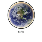 Dimmable LED Moon & Earth Wall Lamp, Calming Bedroom Glow