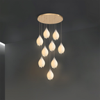 Olivia Luxury Metal Ceramic Pendant Light Living Room Bedroom - Neutralighting