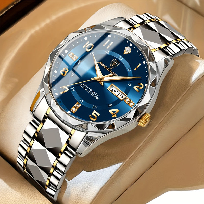 Titan-Chronographenuhr mit Alarm, wasserdicht, für Herren