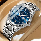 Titan-Chronographenuhr mit Alarm, wasserdicht, für Herren