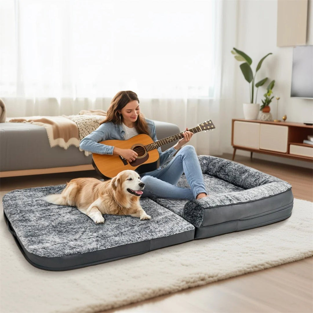 huge 180-cm dog bed for pets and their owners - Fioriscas