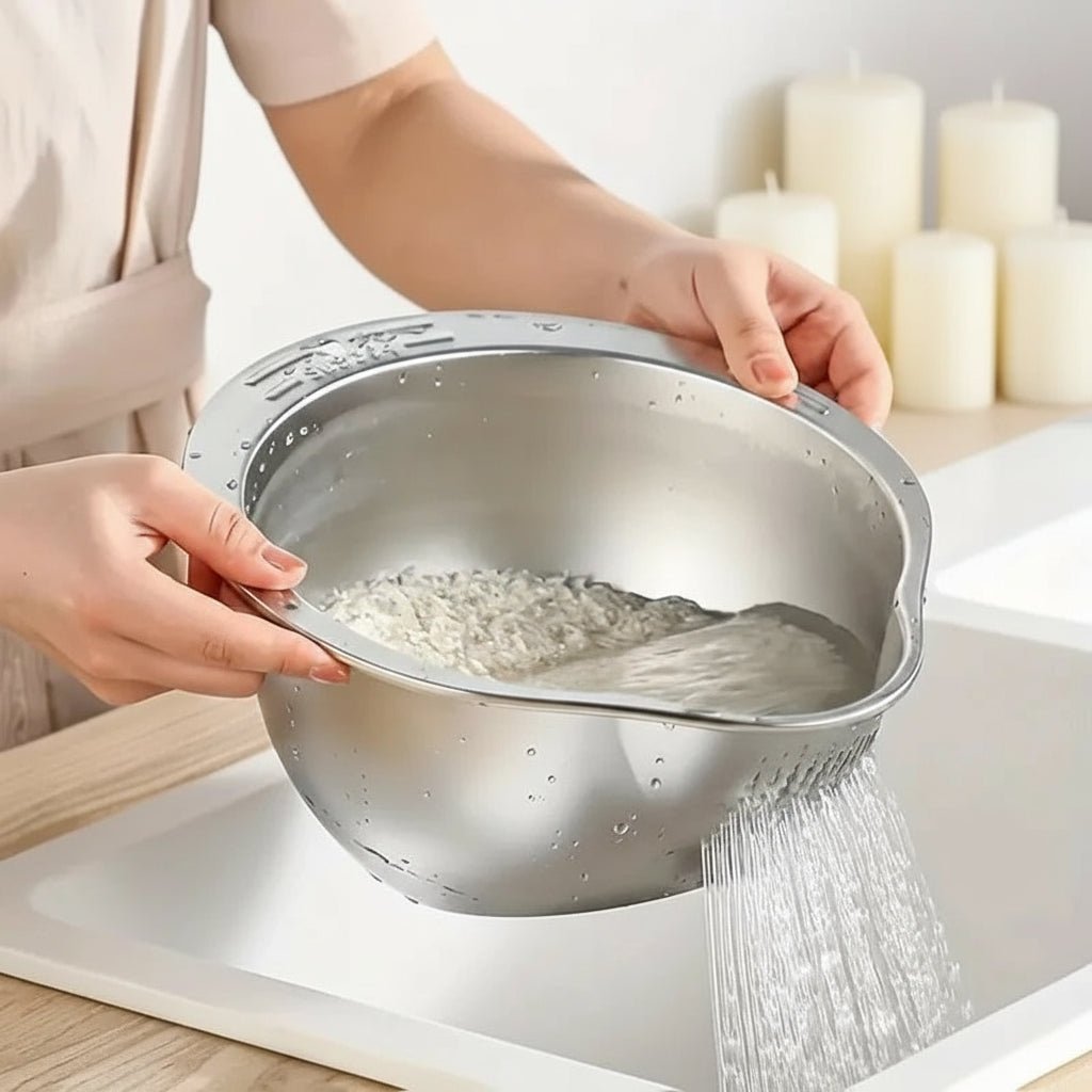 Stevige zeefkom voor efficiënt werk in de keuken - Fioriscas