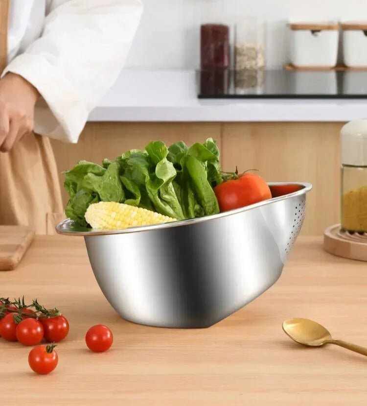 Stevige zeefkom voor efficiënt werk in de keuken - Fioriscas
