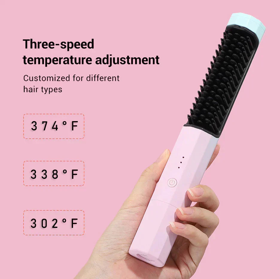 Brosse à cheveux sans fil pour lisser au quotidien | Fioriscas