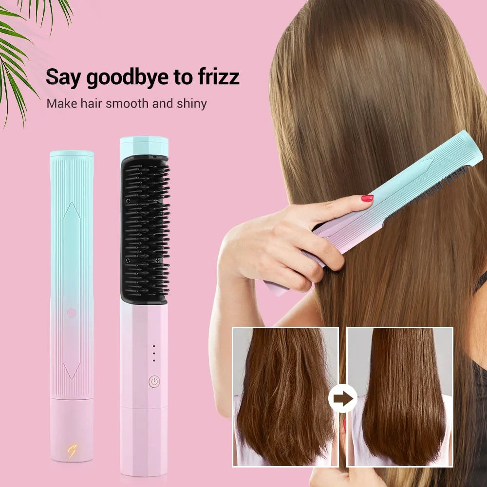 Brosse à cheveux sans fil pour lisser au quotidien | Fioriscas