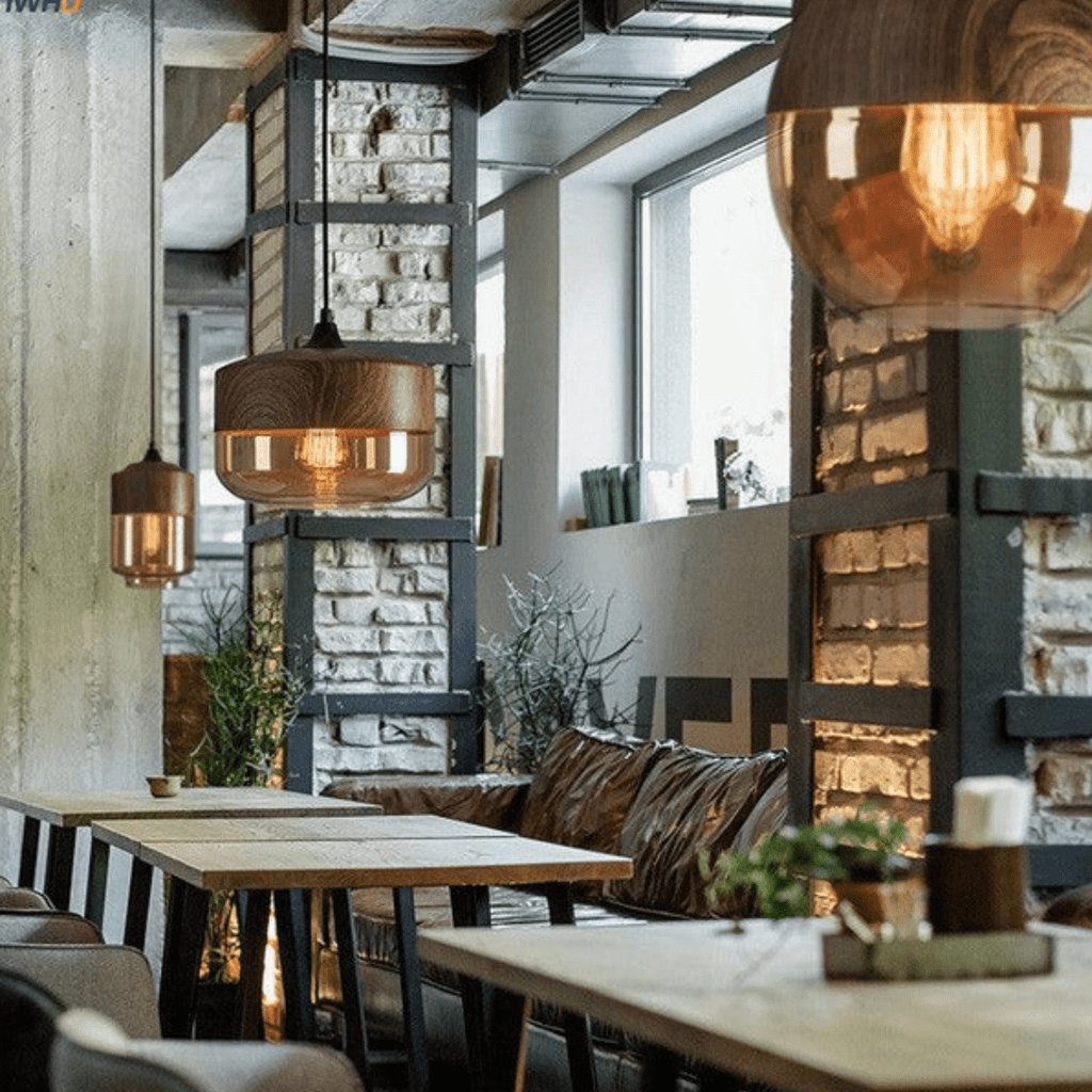 Lampada da soffitto in legno minimalista per interni moderni - Fioriscas
