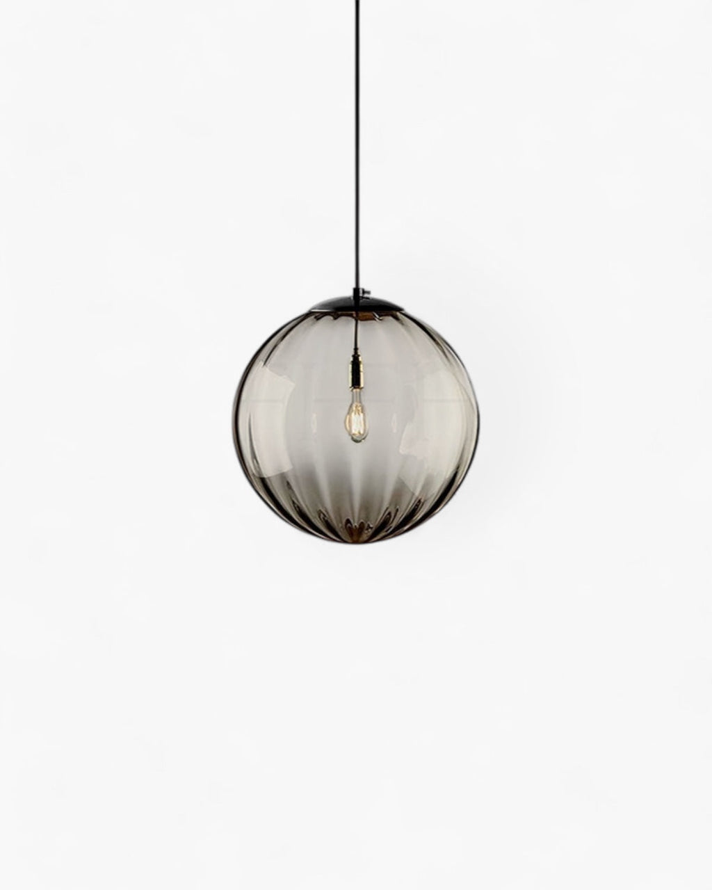 Lampada a sospensione VeraLux Vintage-Glow, vetro colorato, disponibile in sei colori
