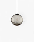 Lampada a sospensione VeraLux Vintage-Glow, vetro colorato, disponibile in sei colori