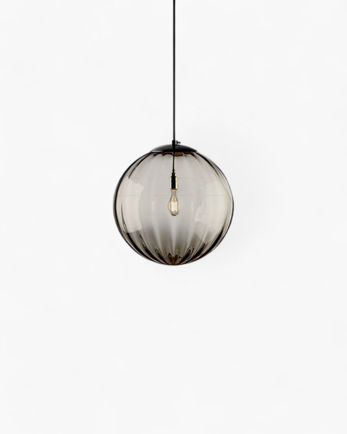 Lampada a sospensione VeraLux Vintage-Glow, vetro colorato, disponibile in sei colori