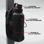 QuantaLock Magnetic Gym Bag for Lockers, Racks and Benches
