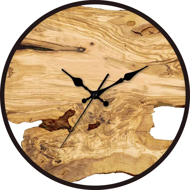 Nástěnné hodiny AstraLume Round s průhledným akrylovým ciferníkem, minimalistický design