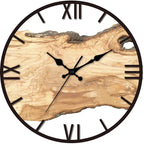 Nástěnné hodiny AstraLume Round s průhledným akrylovým ciferníkem, minimalistický design