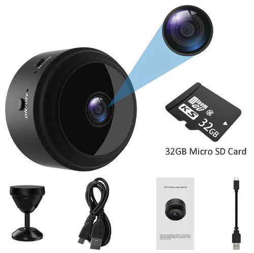 NovaGuard Mini 1080P WiFi -kamera vauvan valvontaan ja kodin turvallisuuden varmistamiseen