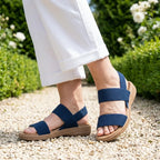 Sandalias elásticas – Ligeras y sin cordones para caminar y viajar | Fioriscas
