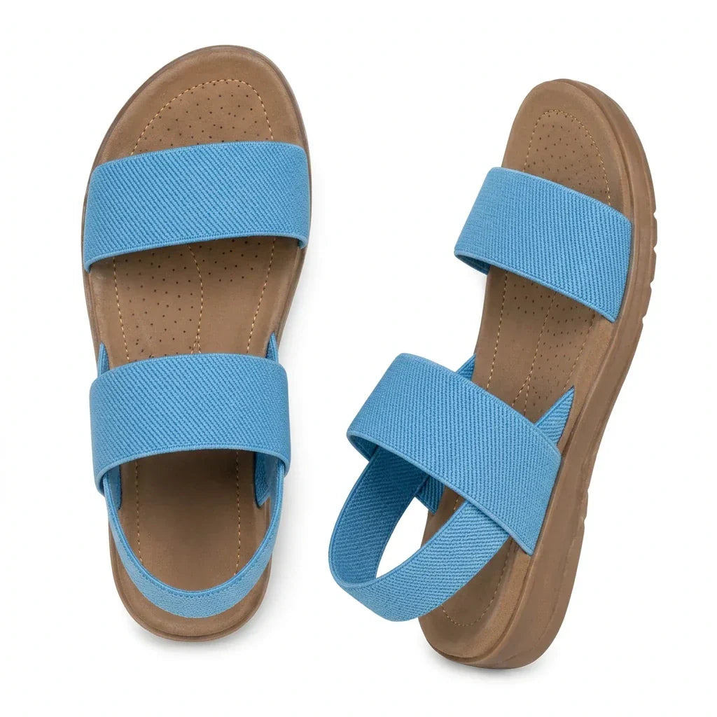 Sandalias elásticas – Ligeras y sin cordones para caminar y viajar | Fioriscas