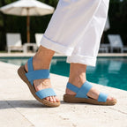 Sandalias elásticas – Ligeras y sin cordones para caminar y viajar | Fioriscas