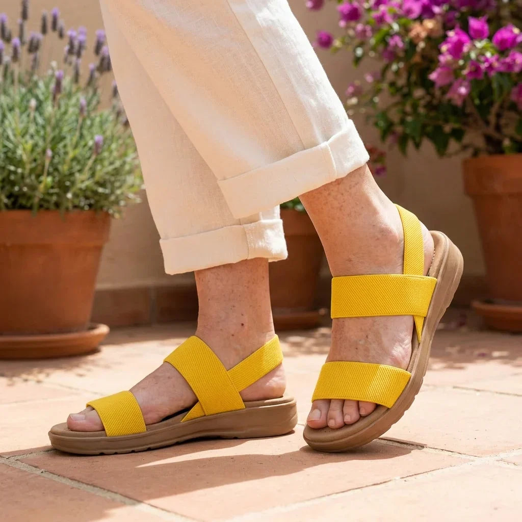 Sandalias elásticas – Ligeras y sin cordones para caminar y viajar | Fioriscas