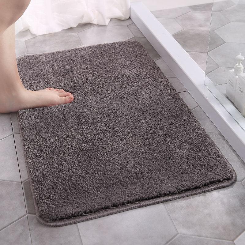 Alfombrilla de ducha de microfibra ultrasuave AquaNest, antideslizante y de secado rápido
