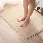 Alfombrilla de ducha de microfibra ultrasuave AquaNest, antideslizante y de secado rápido