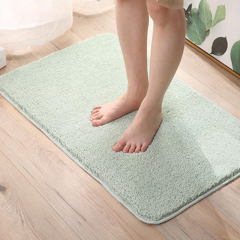 Alfombrilla de ducha de microfibra ultrasuave AquaNest, antideslizante y de secado rápido