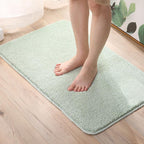 Alfombrilla de ducha de microfibra ultrasuave AquaNest, antideslizante y de secado rápido