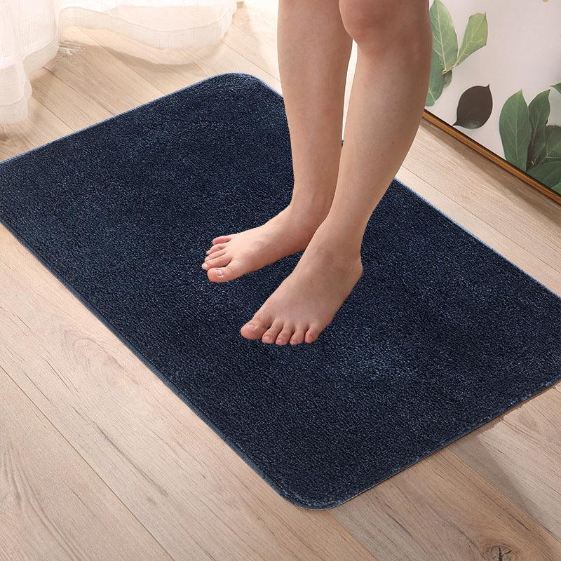 Alfombrilla de ducha de microfibra ultrasuave AquaNest, antideslizante y de secado rápido