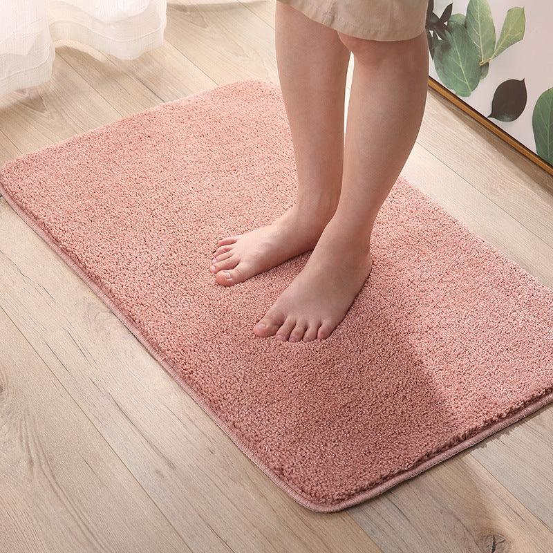 Alfombrilla de ducha de microfibra ultrasuave AquaNest, antideslizante y de secado rápido