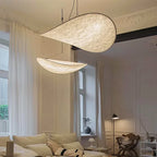 מנורת תלייה משי בעבודת יד SilkWave, זוהר חם לבית