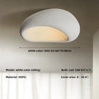 Wabi-sabi-loftlampe med håndlavet metaldesign, Kairoa