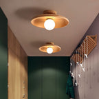 Plafonnier aspect bois au style scandinave minimaliste - Fioriscas