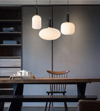 Nordic Fluted Glass Pendant Light for Kitchen Islands and Dining