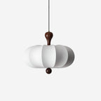 Jovian White Sculpted Pendant Lamp - Neutralighting